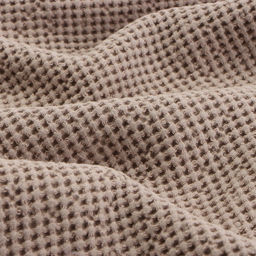 Полотенце вафельное SL HOME: Linen «Саббиа», 60×140 см, бежевое