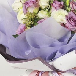 Фетр для упаковок и поделок, однотонный, светло-сиреневый, двусторонний, рулон 1шт., 50 см x 15 м - Simaland фото 4