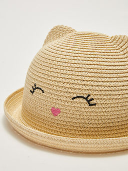 K?z ?ocuk Nak??l? Has?r ?apka - Waikiki фото 2