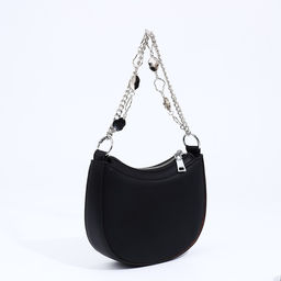 Сумка-багет на молнии, цвет чёрный - Simaland фото 9