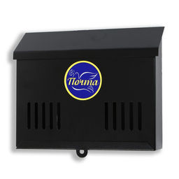 Ящик почтовый без замка (с петлёй), горизонтальный Мини, чёрный - Simaland фото 5