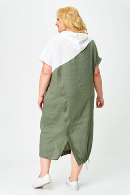 Платье Diamant 2072 хаки  фото 4