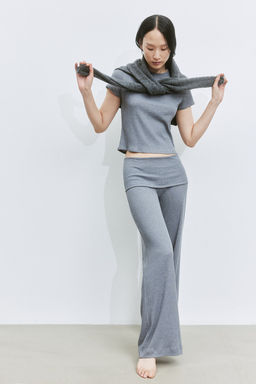 Pantalon amplio de canale