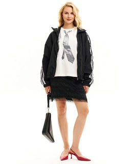 Юбка мини из сетки с вышивкой и люрексом - Sahar art lab фото 2