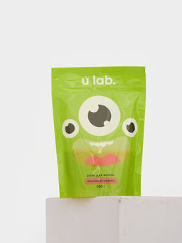 Соль для ванны «Монстрики», 200 г, аромат яблочный леденец, ULAB