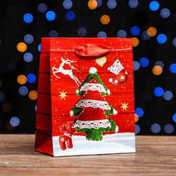 Цена за 12 шт. Пакет ламинированный Волшебная елочка 11,5 х 14,5 х 6 см - Simaland фото 5