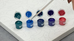 ФРЕЯ PNB/PM-036 Набор для раскрашивания по номерам 40 х 30 см Щенок в подсолнухе