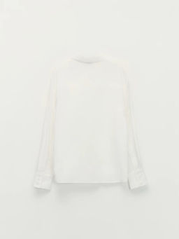 Рубашка прямого кроя из вискозы / Zarina фото 3