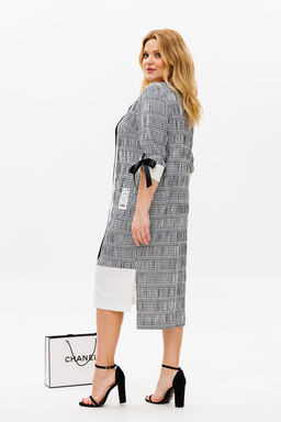 Платье Michel Chic 2163 черный, белый  фото 4