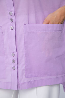 Рубашка Безупречный вкус (сиреневая) Б13626-29М - Lt collection фото 8