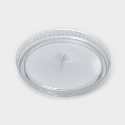 Цена за 50 шт. Крышка одноразовая для стакана с отверстием под трубочку, d=9,5 см, цвет прозрачный - Simaland фото 3
