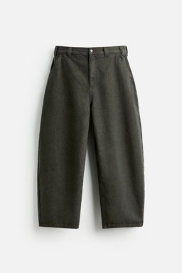 BALLOON FIT OVERDYED TROUSERS X HARRY LAMBERT - Zara фото 7