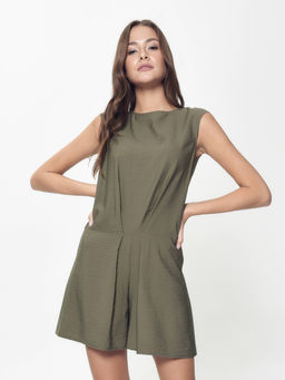 CONTE Ультрамодный полукомбинезон с мятым эффектом IBIZA khaki