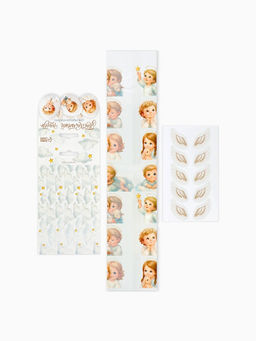 Пасхальный набор для украшения яиц Ангелы: плёнка, наклейки, подставка