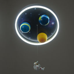 Светильник Планеты 3хE27 40 Вт LED 31 Вт 50×50×60 см BayerLux