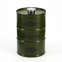 Фляжка «Стратегический продовольственный», нержавеющая сталь, 700 мл, 25 oz