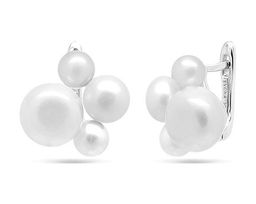 Серьги из серебра жемчуг, МЖВ211