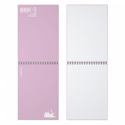 Цена за 4 шт. Блокнот с пластиковой обложкой на спирали ErichKrause Brave cats, фиолетовый, A5, 80 листов, клетка фото 3