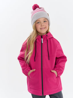 Куртка Softshell демисезонная Фуксия - Bungly фото 2