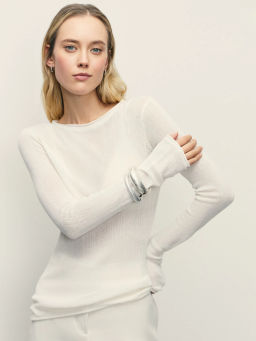 Полупрозрачный лонгслив из вискозы / Zarina