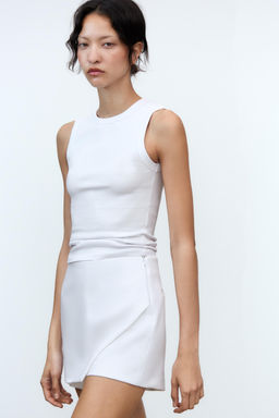 ASYMMETRIC SKORT - Zara фото 17