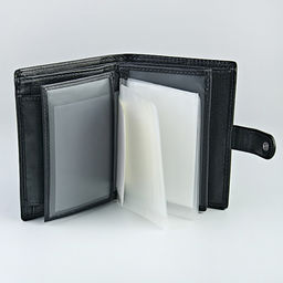 Обложка для документов 
 08.C-192_302B-418#-черный