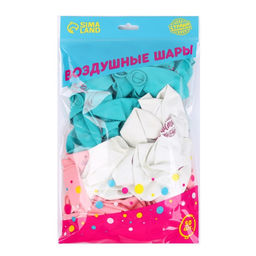 Воздушные шары латексные 12" «Счастья», 50 шт.