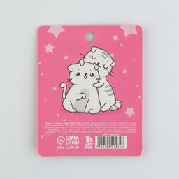 Стикеры с липким слоем 4 блока по 20 л Котик - Artfox фото 4