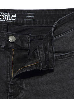 CONTE Моделирующие eco-friendly джинсы skinny со средней посадкой CON-150 washed black - Conte elegant фото 6