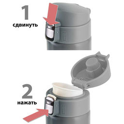 Термокружка вакуумн 380мл Alpenkok нерж арт АК-04811А, AK-04812A, AK-04813A