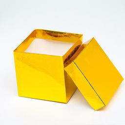 Цена за 12 шт. Коробка Самосборная золото 10х10х10 см - Simaland фото 4