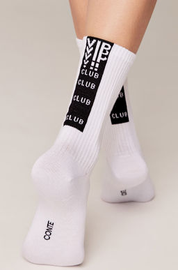 Женские носки (1 пара) CONTE удлиненные в рубчик - Conte elegant фото 17