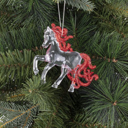 Украшение новогоднеe "Лошадь", L10 W3 H9,5 см