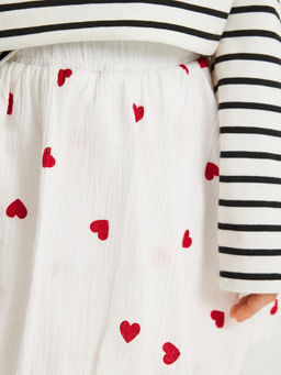 ACOOLA / Юбка детская для девочек Ingret белый принт  фото 6