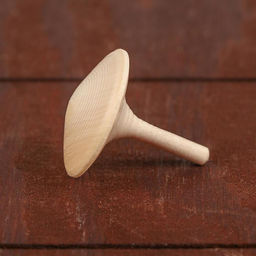 Цена за 3 шт. Игрушка из дерева для детей. «Волчок» неокрашеный