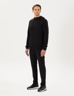 Siyah Regular Fit Sweatshirt - Pierre cardin фото 4