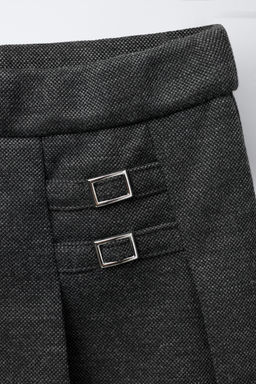 BUCKLE PLEAT SKIRT - Zara фото 3