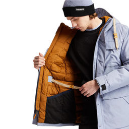 Куртка Timberland Parka Wilmington Field DryVent голубая  фото 7