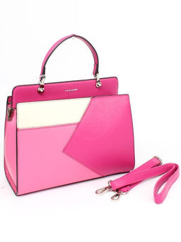 Сумка женская искусственная кожа DJ-CM 6969-ROSE RED 2отд, плечевой ремень, розовый SALE 261494 - Adelia фото 5