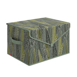 VAL GR-BOX-TM Короб стеллажный с крышкой, большой, 40*30*25 см, GREEN, шт