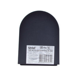 UUL-P51A 6W/GU10 IP65 BLACK Светильник уличный, под лампу GU10. Архитектурный накладной. Корпус черный. TM Uniel