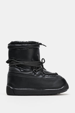 LAMINATED QUILTED ANKLE BOOTS - SKI COLLECTION