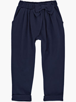 Брюки для девочки UD 3401 синий - Mini maxi фото 3