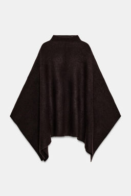 KNIT CAPE WITH HIGH NECK - Zara фото 5