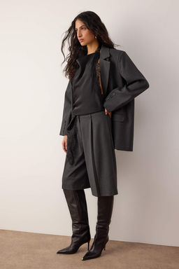 Antrasit Uzun Kumas Sort & Bermuda TWOAW26SR00052 - Trendyolmilla фото 6