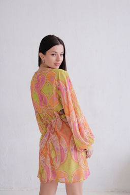 Платье оригинального кроя с драпировкой по лифу - Martichelli фото 7