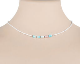 Бусы, жемчуг swarovski , кварц , сталь, С-1516