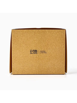 Цена за 5 шт. Коробка для кондитерских изделий «С 23 Февраля!», 17×20×6 см