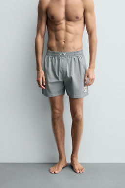 CHECK POPLIN BOXERS HARRY LAMBERT FOR ZARA X DISNEY  фото 3