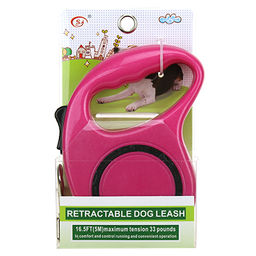 Поводок-рулетка для собаки 5м, max вес 15кг, пластмассовый корпус 15х12х3см, цвета микс (Китай) - Домашняя мода фото 5